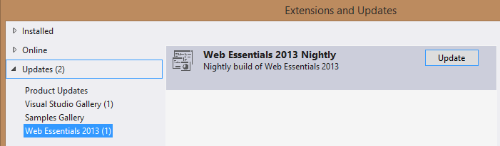 Extensions and Updates