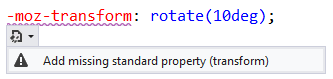 Add missing standard