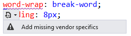 Add missing vendor specifics