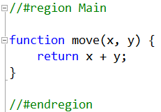 JavaScript regions
